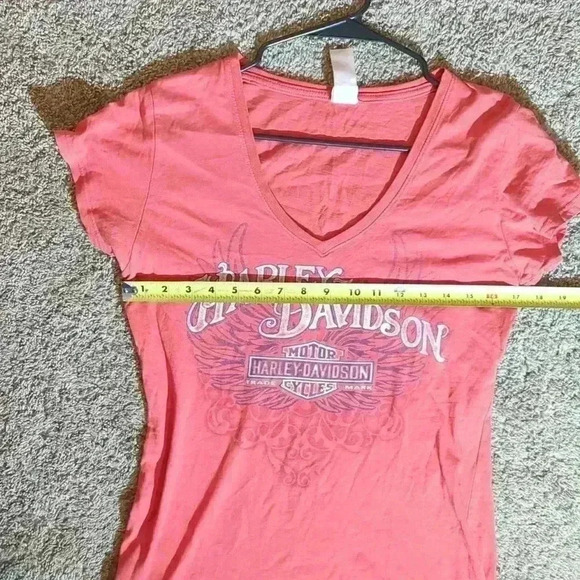 Harley Davidson T-shirt, size small, salmon color - Picture 9 of 9